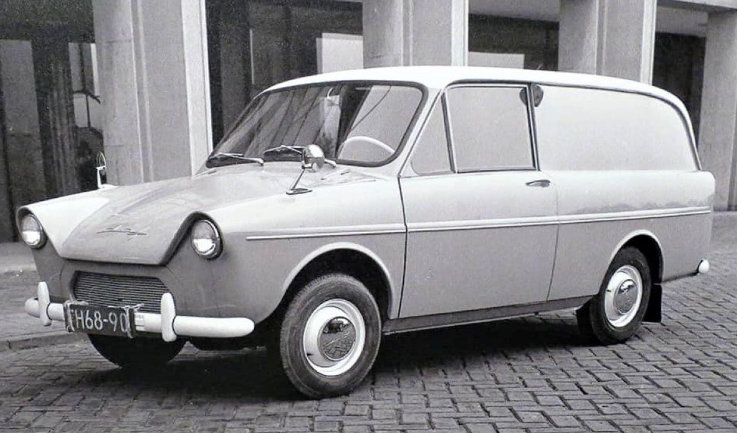 Daf 600 Bestel prototype - voorzijde