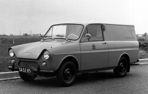 Prototype Daf 600 Bestel voor PTT Technische Dienst