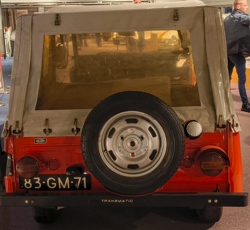 Daf 66 YA civiele versie (Deurnematic) - achterkant