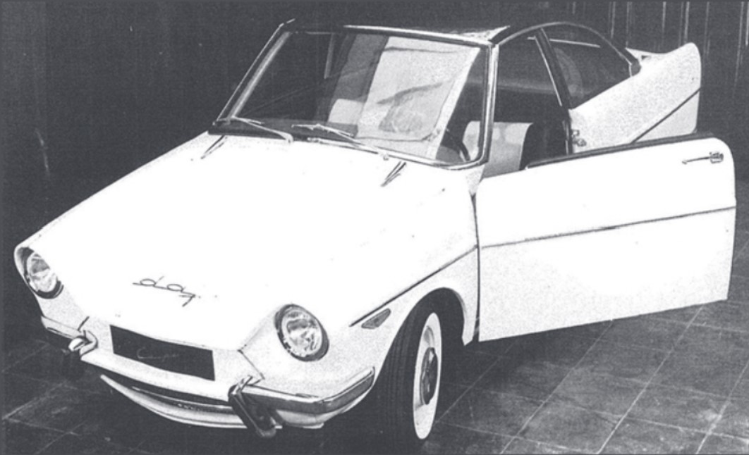 DAf 750 coupé (1962) - schuin voor met open deur