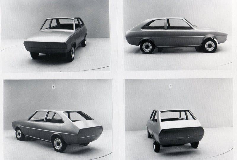 Daf 77 prototype - vroege studiemodellen / mockups