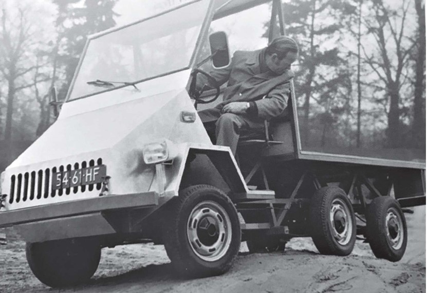 Prototype Daf BATU 6x4 (voor/zijaanzicht)