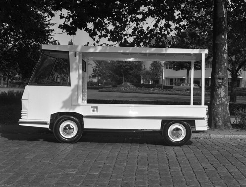 Daf project MD prototype '(melk)ventwagen' - zijaanzicht