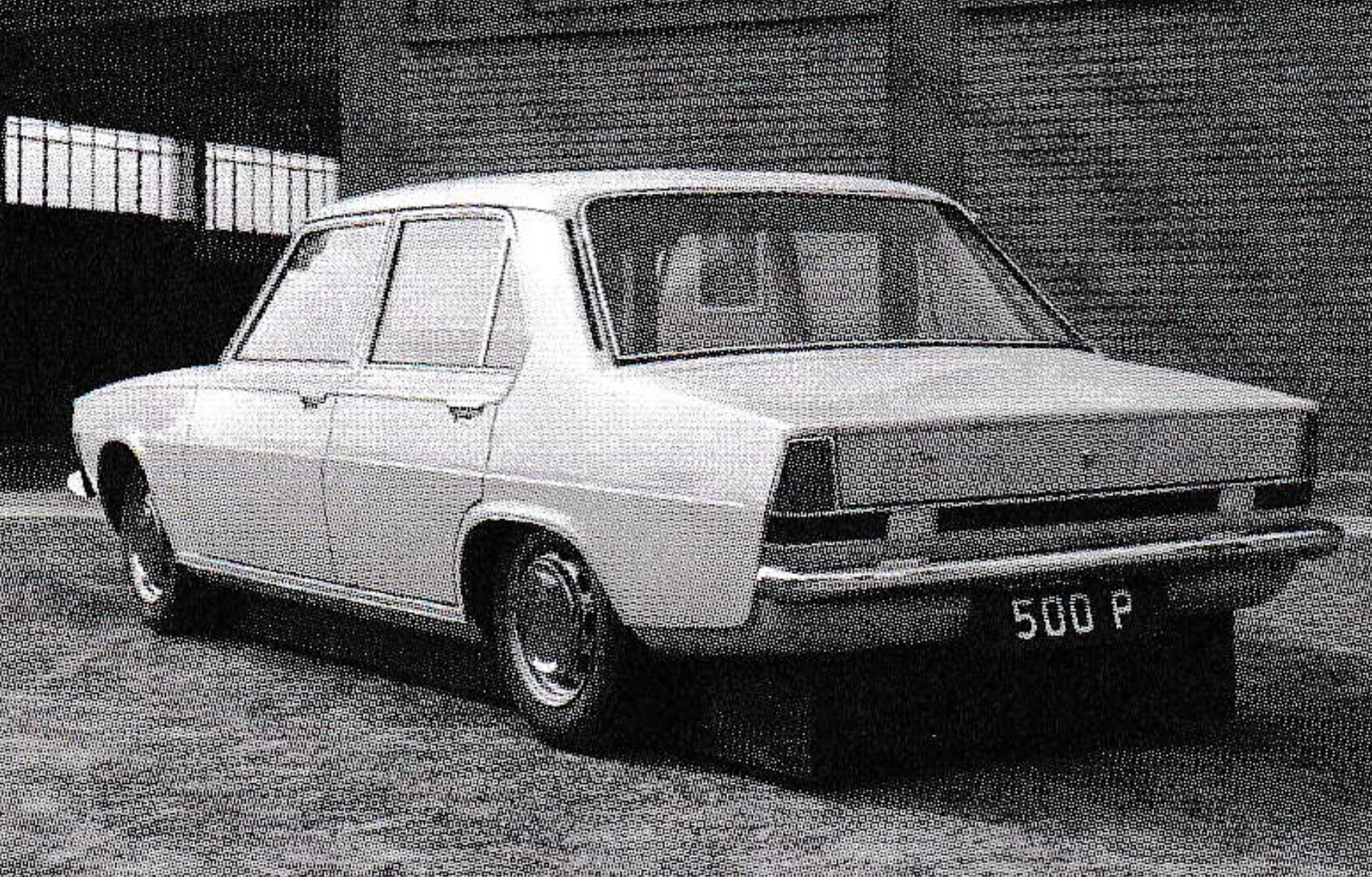 Daf P500 prototype (1967) - achterzijde