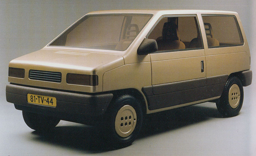 Daf PX / Volvo 343 Van - Prototype 'mockup' voorkant/zijkant