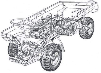 Daf Pony / Daf 500 YP - Ontwerptekening