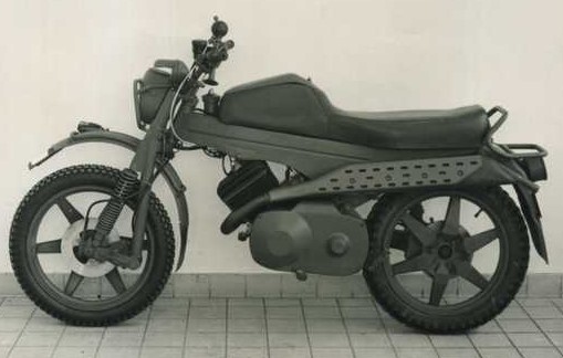 Hägglunds XM72 motorfiets met Variomatic