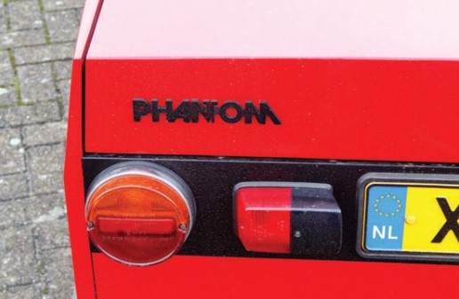 Phantom - achterlichten van een Simca 1000