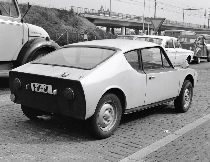 Roeland-DAF kitcar / coupé op basis van een Daffodil - achterkant